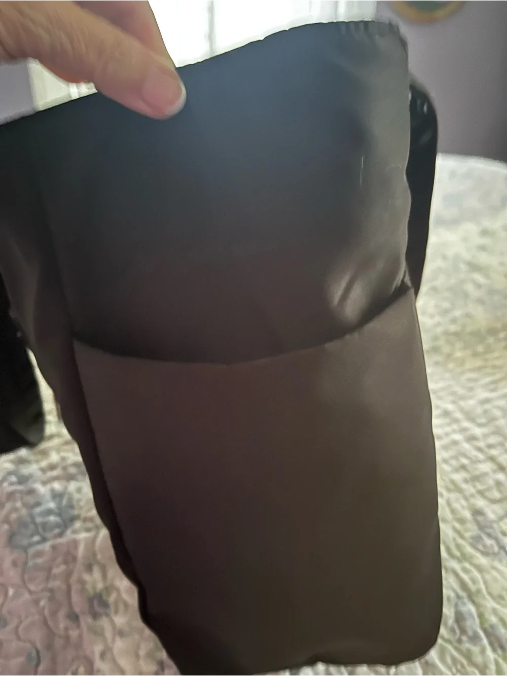 Black  Nylon Tote Bag